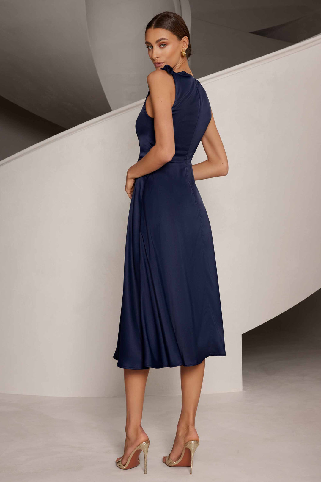 Ronan Dress - Midnight Blue - SHOPJAUS - JAUS