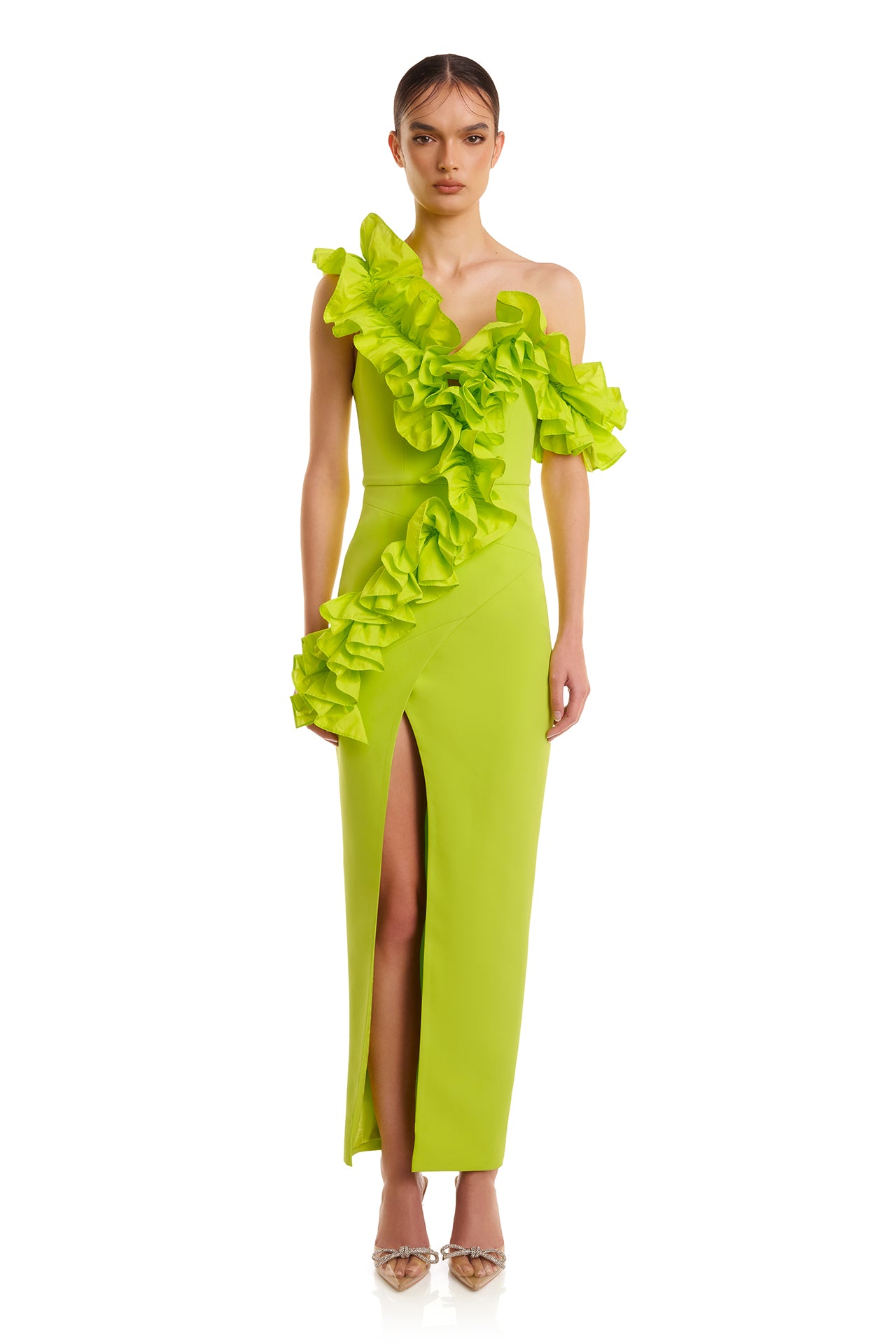 Rosanna Dress - Lime - SHOPJAUS - JAUS