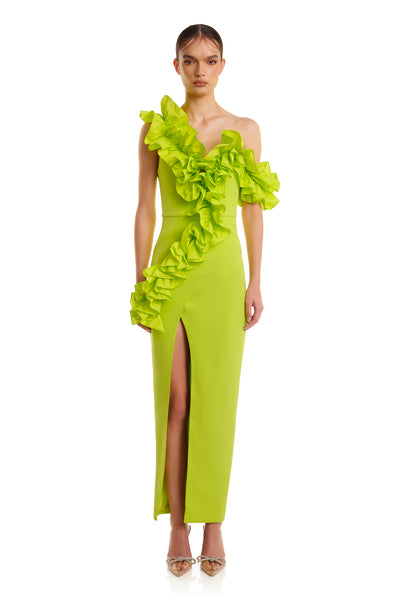 Rosanna Dress - Lime - SHOPJAUS - JAUS