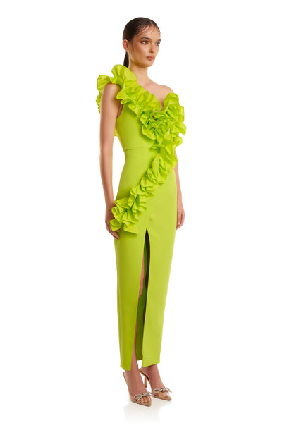 Rosanna Dress - Lime - SHOPJAUS - JAUS