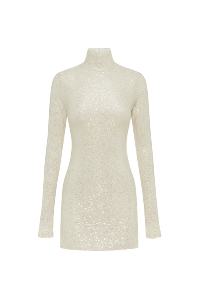 chloe Mini Dress - Champagne - SHOPJAUS - JAUS