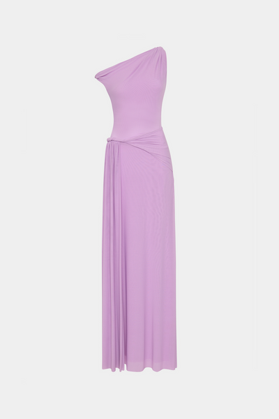 Sisal Mesh Maxi Dress - Lilac