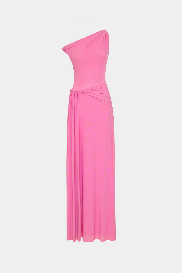Misha Sisal Mesh Maxi Dress - Orchard Pink | JAUS Misha Sisal Mesh Maxi Dress - Orchard Pink | JAUS