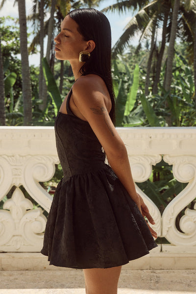 Sabina Mini Dress - Black - SHOPJAUS - JAUS