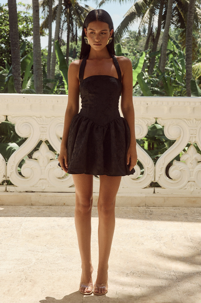Sabina Mini Dress - Black - SHOPJAUS - JAUS