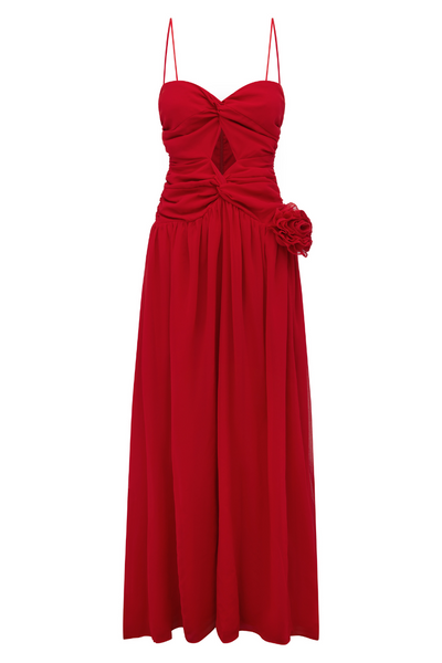 Danika Maxi Dress - Red - SHOPJAUS - JAUS