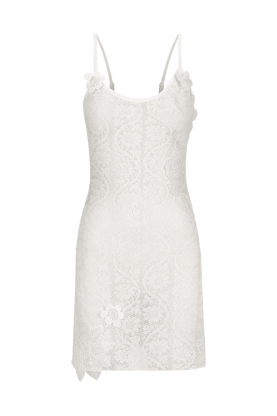Enzoni Mini Dress - Salt - SHOPJAUS - JAUS