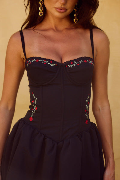 Socora Mini Dress - Black - SHOPJAUS - JAUS