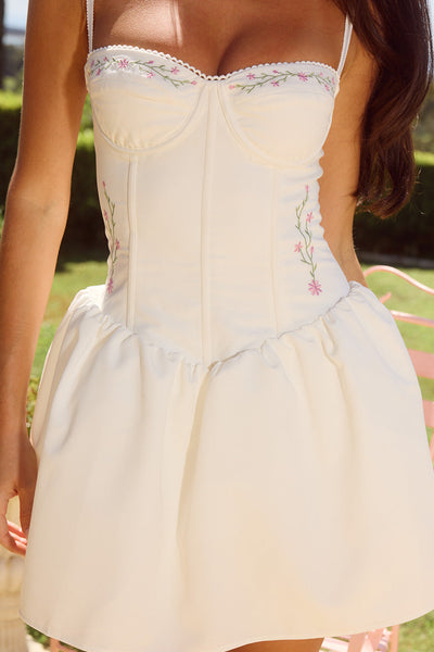 Socora Mini Dress - White - SHOPJAUS - JAUS