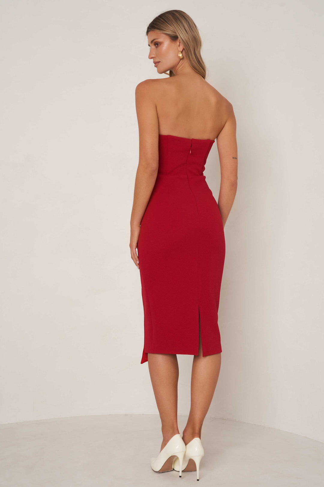 Sara Dress - Red - SHOPJAUS - JAUS