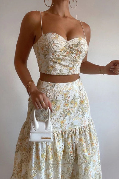 Seren Set - Yellow Floral - SHOPJAUS - JAUS