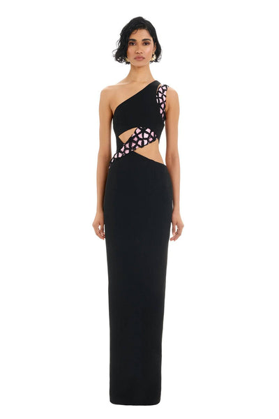 Shay Gown - Black/Pink - SHOPJAUS - JAUS
