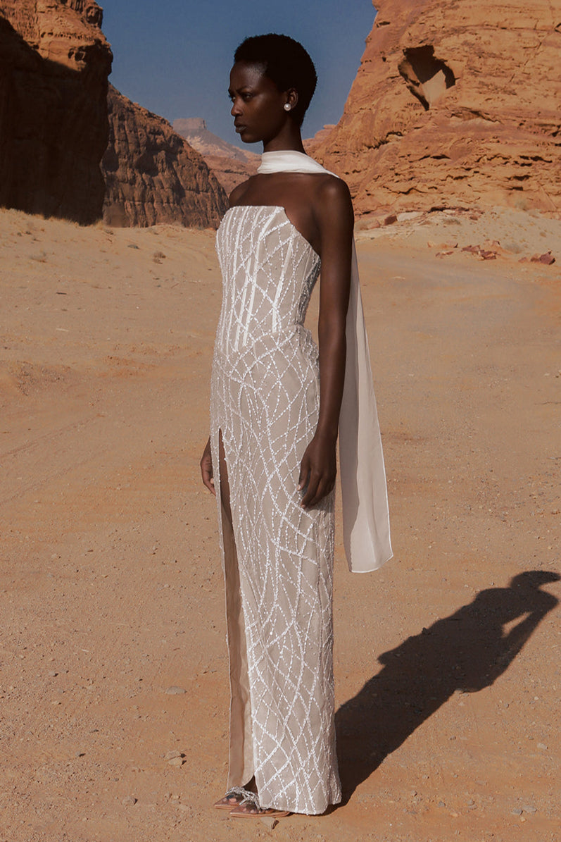 eliya the label brown dress Eliya The Label - For Hire