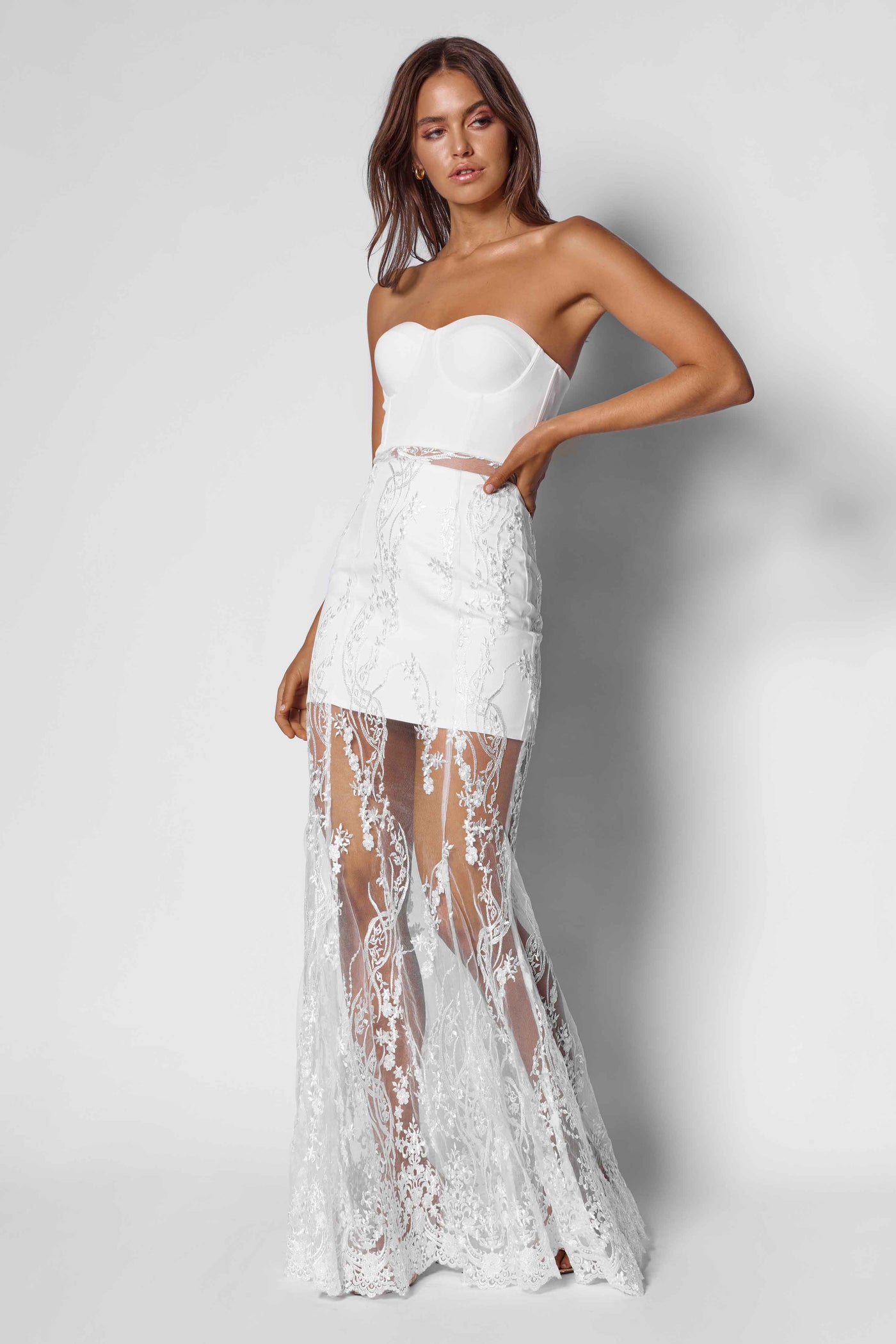 Sydney Gown - White - SHOPJAUS - JAUS