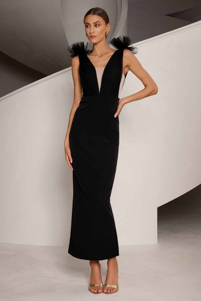 Sylvia Dress - Black - SHOPJAUS - JAUS