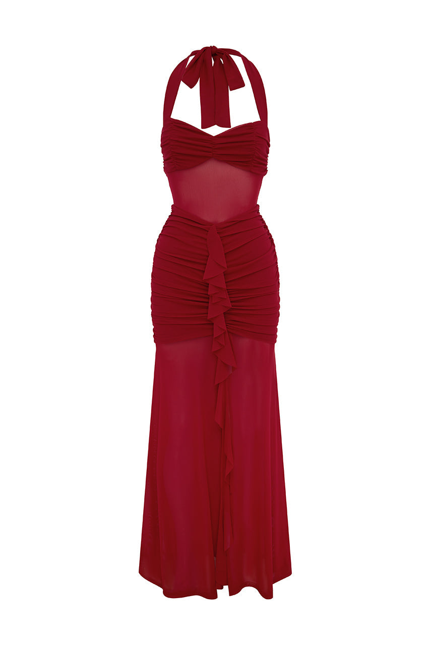 Tallula Maxi Dress - Cherry - SHOPJAUS - JAUS