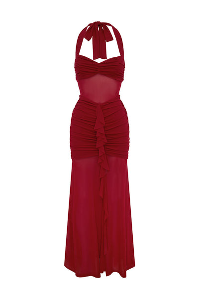 Tallula Maxi Dress - Cherry - SHOPJAUS - JAUS