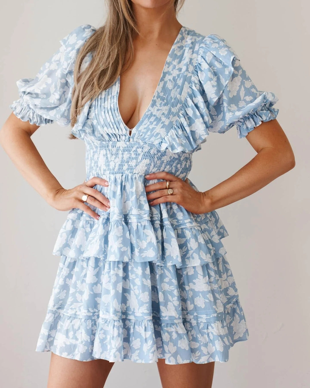sachin and babi light blue dress Dahlia Maxi Dress in Infinity Blue