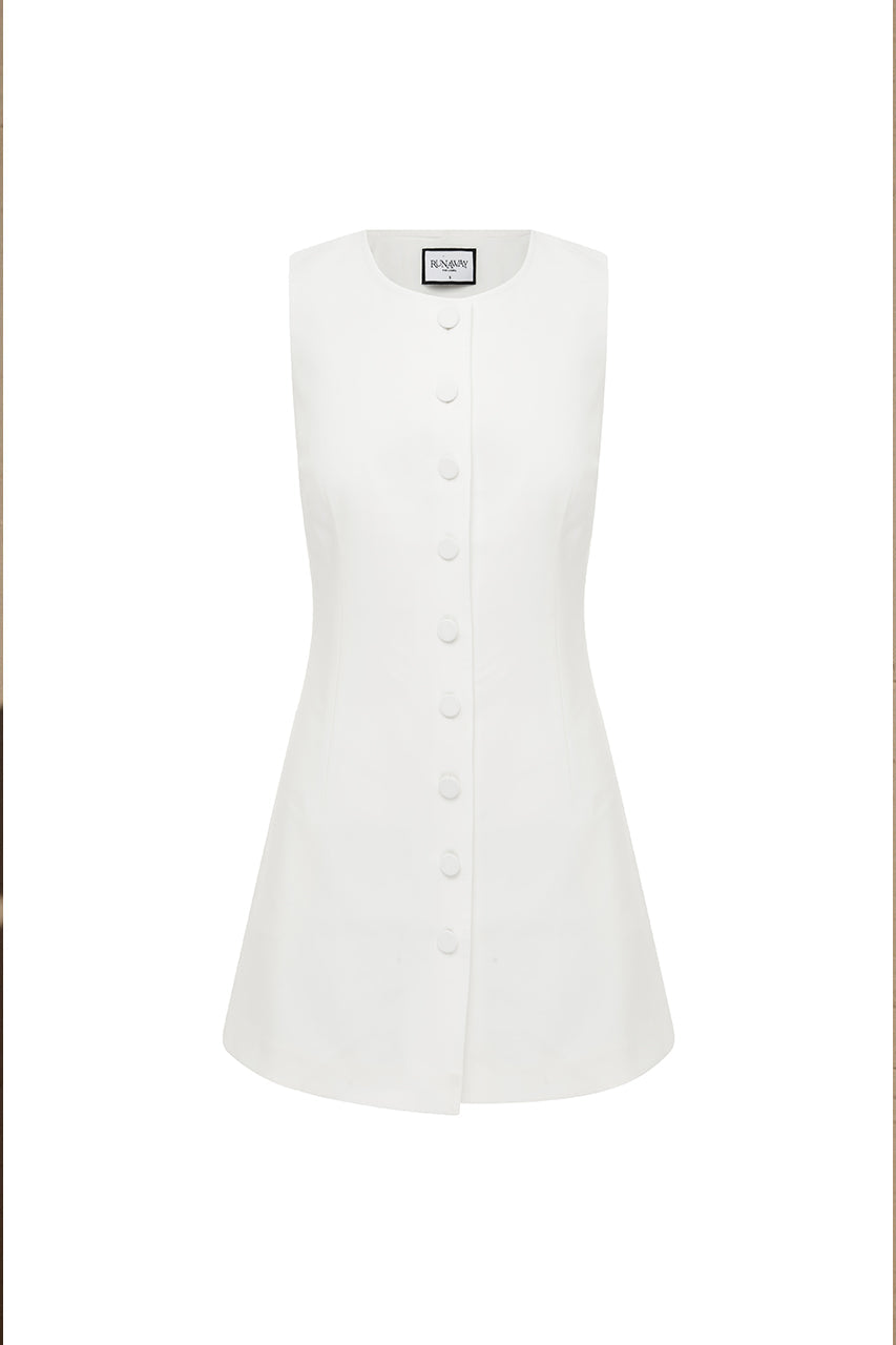 Tylah Mini Dress - White - SHOPJAUS - JAUS