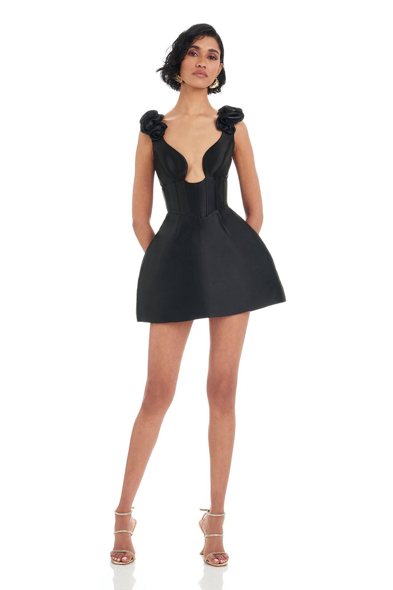 Taria Dress - Black - SHOPJAUS - JAUS