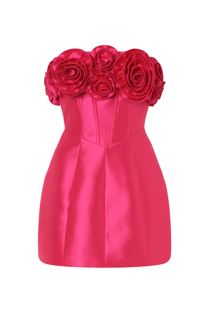 Tehanni Dress - Magenta - SHOPJAUS - JAUS