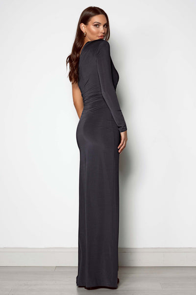 Tessa Dress - Charcoal Black - SHOPJAUS - JAUS