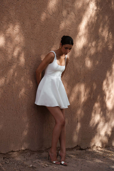 Tiana Dress - White - SHOPJAUS - JAUS