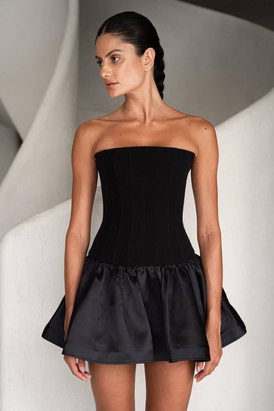 Tylar Dress - Black - SHOPJAUS - JAUS