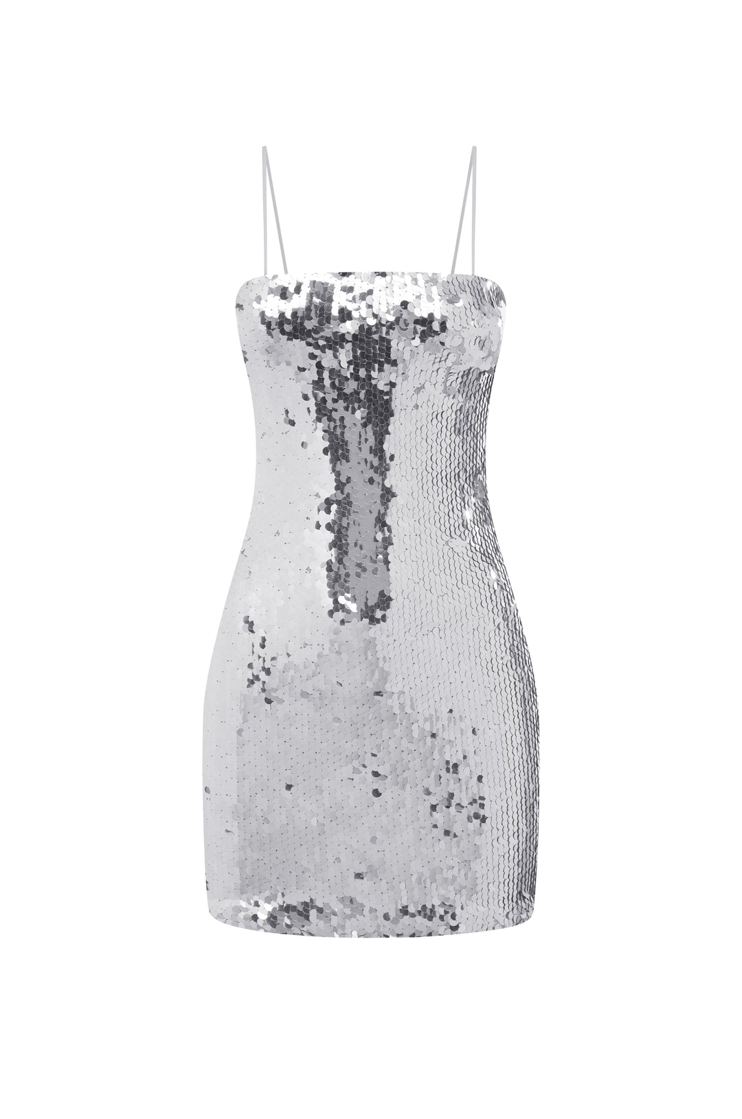 Vesina Mini Dress - Silver | JAUS