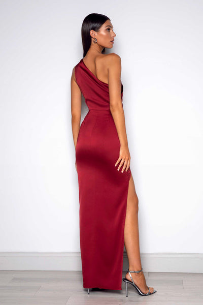 Wenona Dress - Wine - SHOPJAUS - JAUS