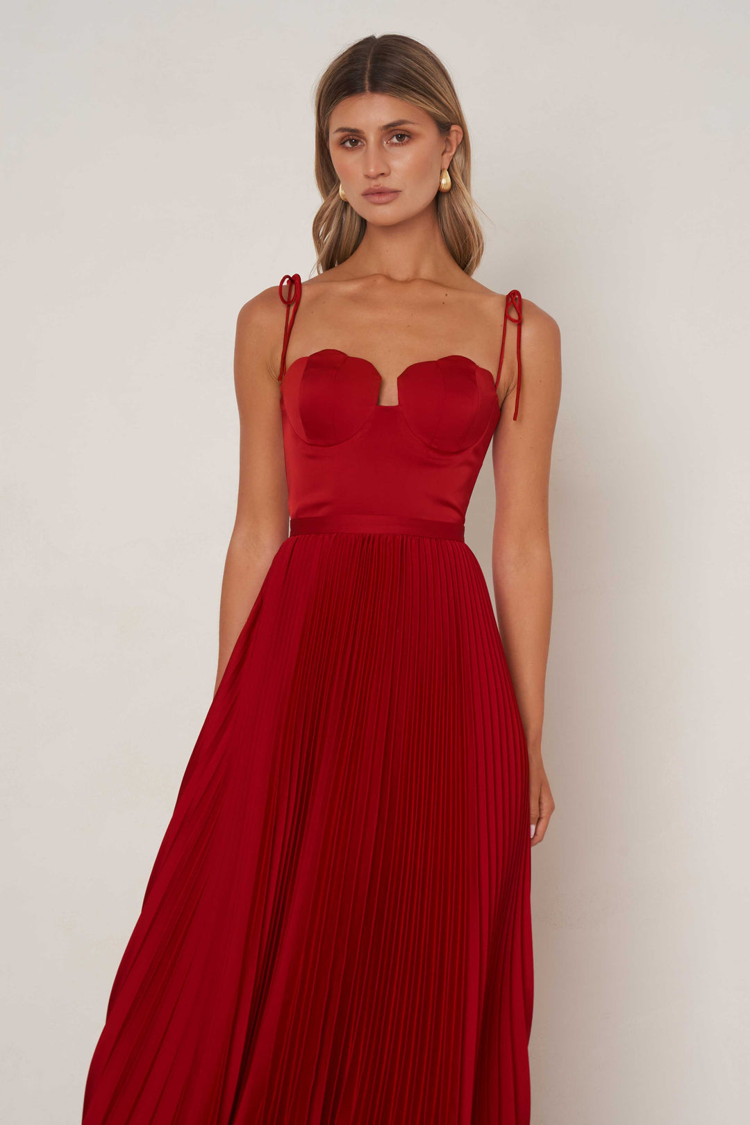 Whitney Dress - Red - SHOPJAUS - JAUS