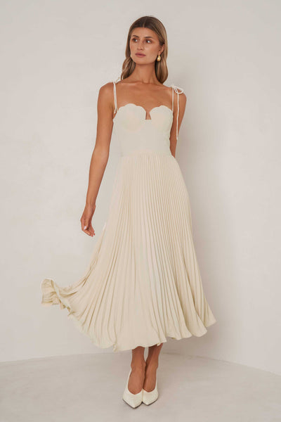 Whitney Dress - Sand - SHOPJAUS - JAUS
