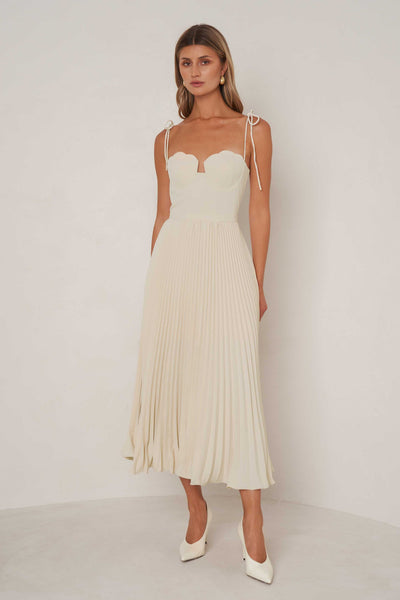 Whitney Dress - Sand - SHOPJAUS - JAUS