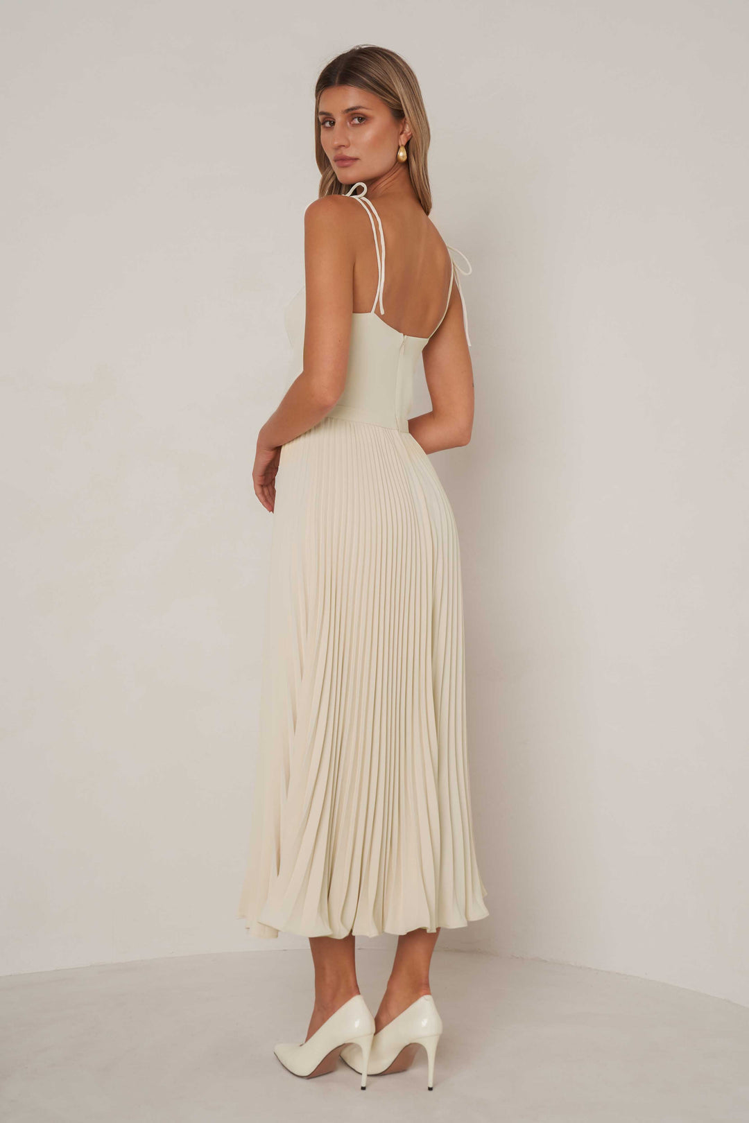 Whitney Dress - Sand - SHOPJAUS - JAUS