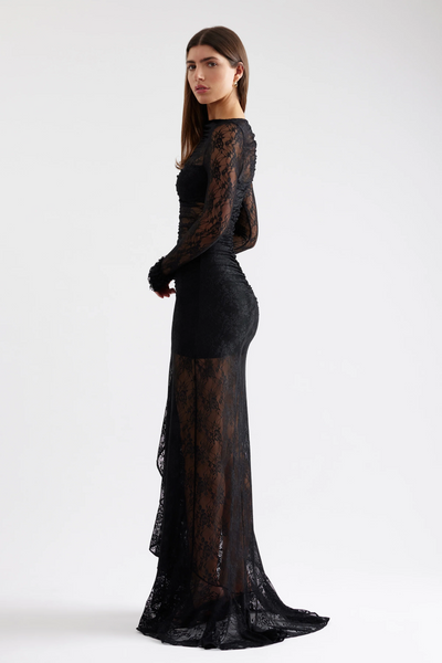 Evelyn Dress - Black - SHOPJAUS - JAUS
