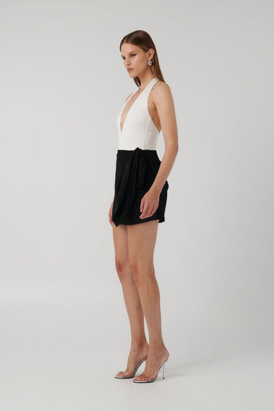 Adalee Wrap Skirt - Black - SHOPJAUS - JAUS