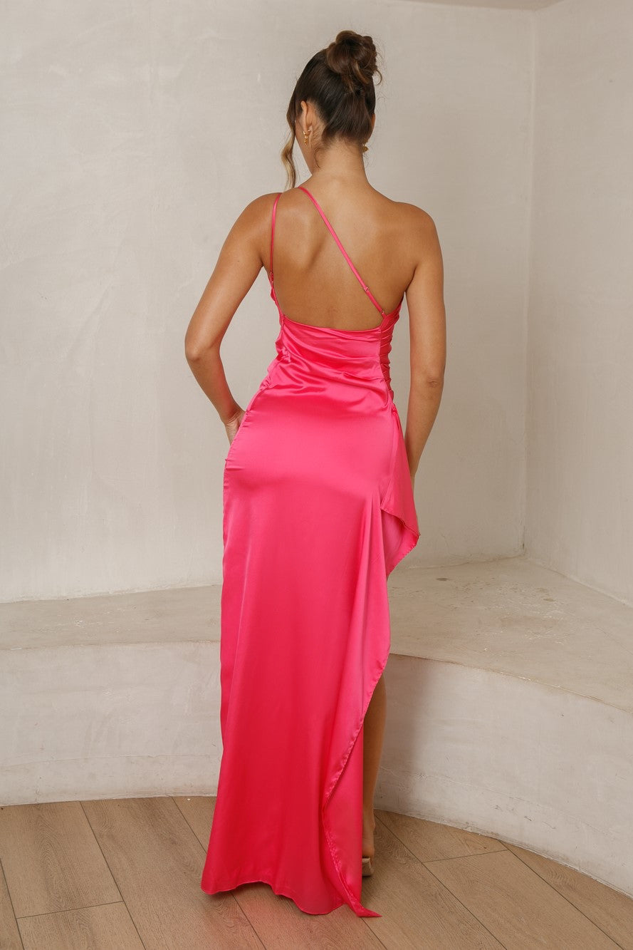 Addison Gown - Fuchsia - JAUS