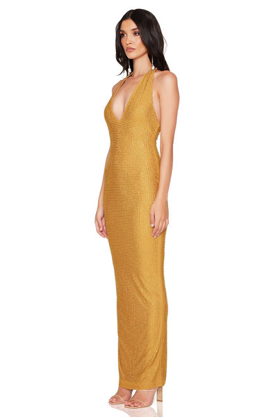 Nookie Adriana Maxi Dress - Gold - SHOPJAUS - JAUS