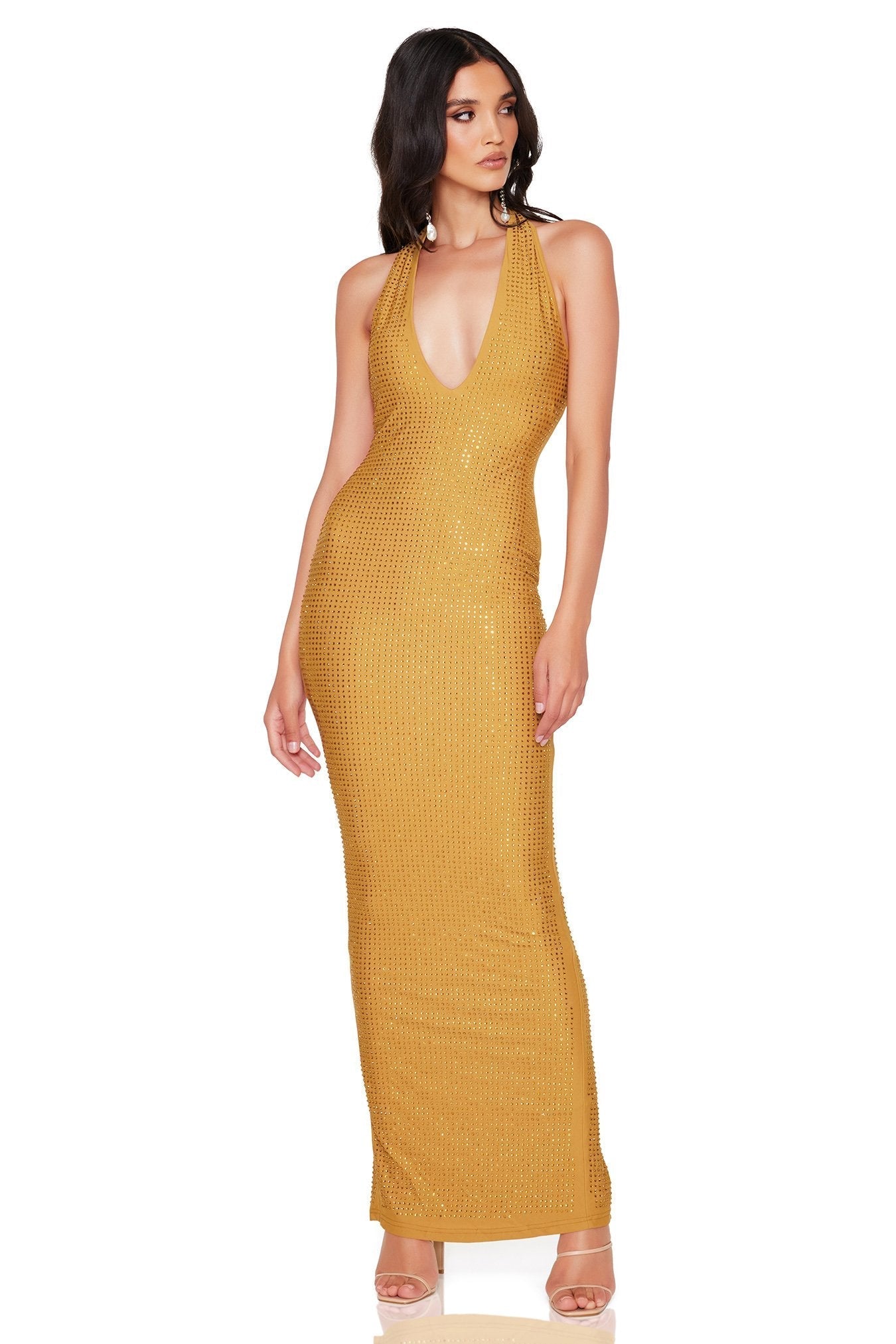 Nookie Adriana Maxi Dress - Gold - SHOPJAUS - JAUS