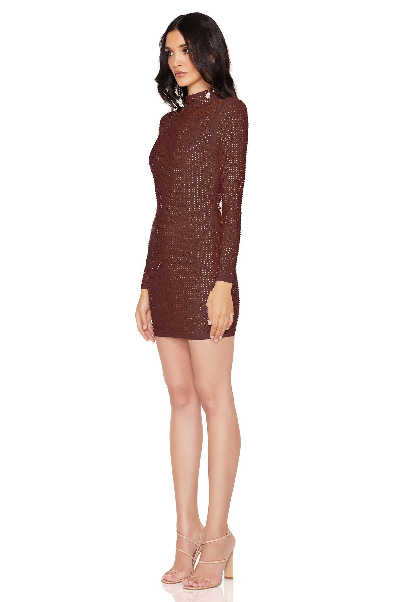 Nookie Adriana Mini Dress - Mocha - SHOPJAUS - JAUS