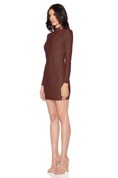 Nookie Adriana Mini Dress - Mocha - SHOPJAUS - JAUS