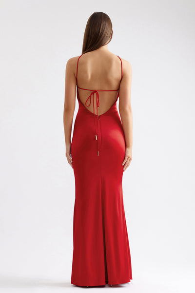 Claudette Dress - Scarlet - SHOPJAUS - JAUS