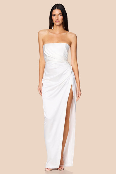Nookie Alina Gown - White - SHOPJAUS - JAUS