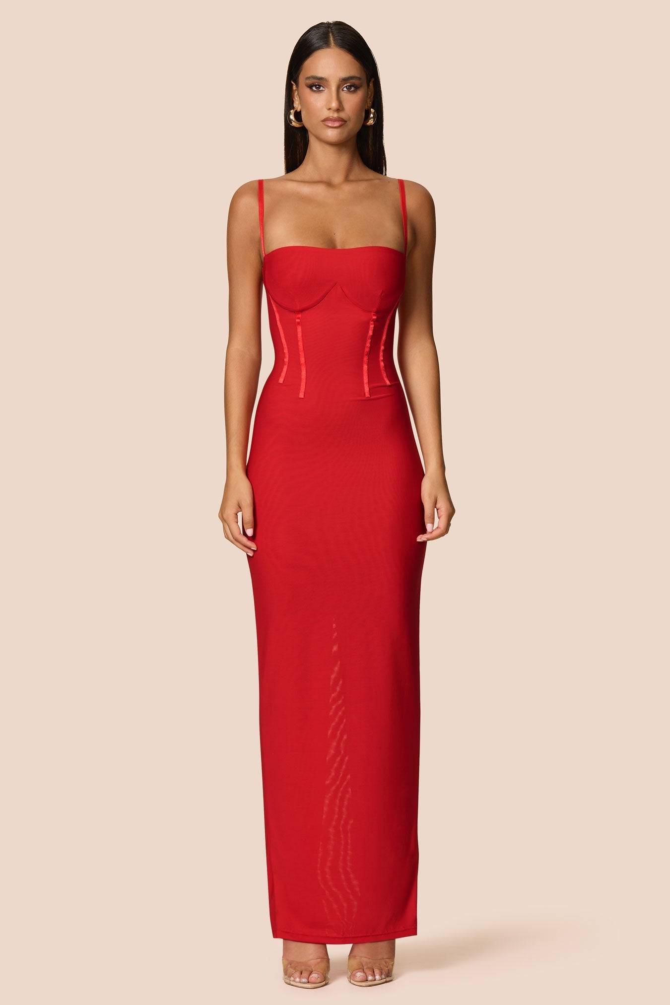Nookie Allegra Maxi Dress - Cherry