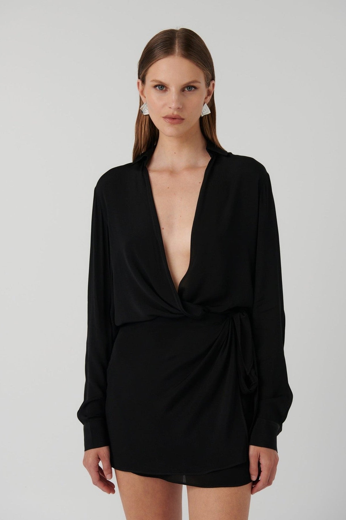 Alora Shirt - Black - SHOPJAUS - JAUS