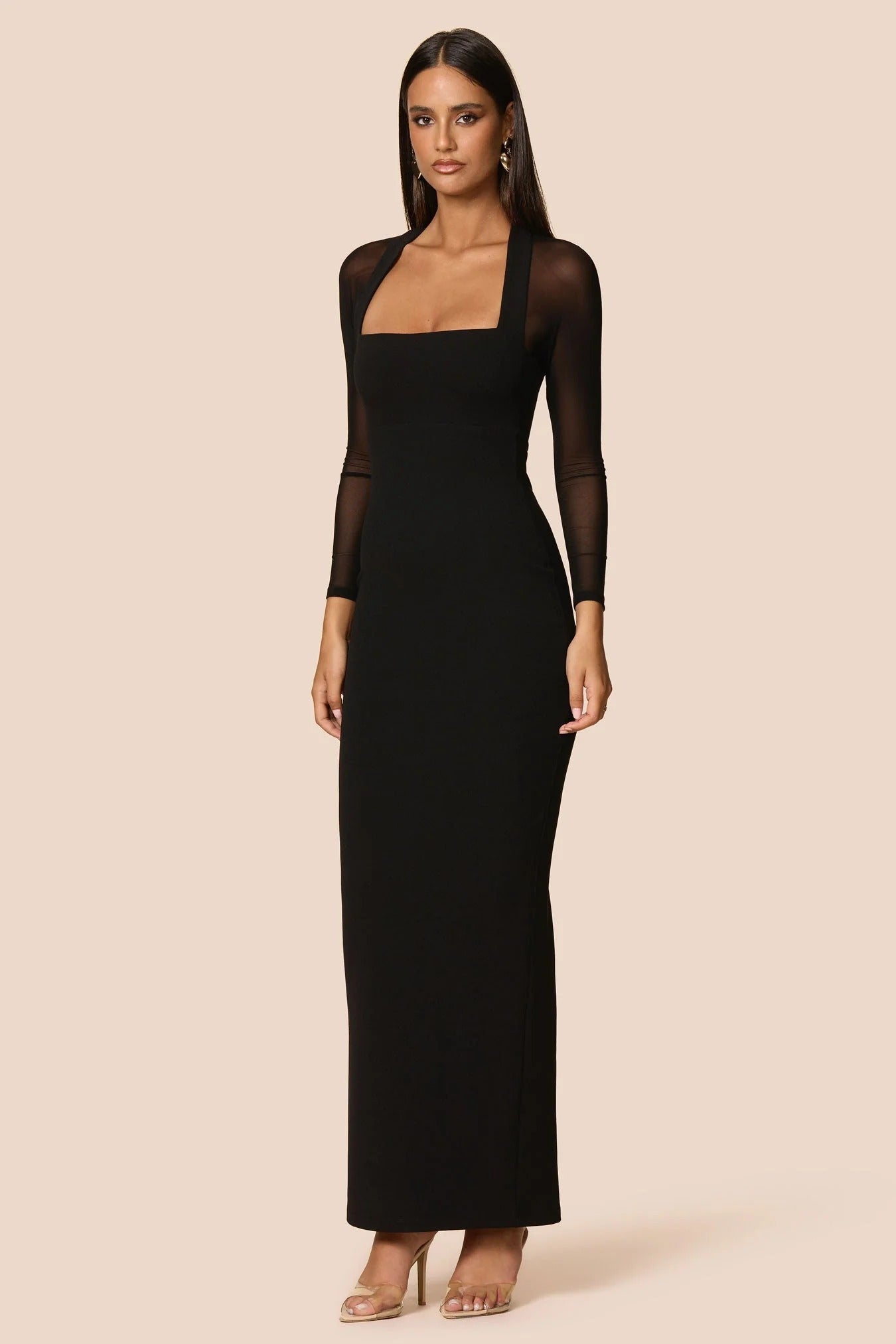 amori maxi dress Amore Mesh Maxi Black / XS