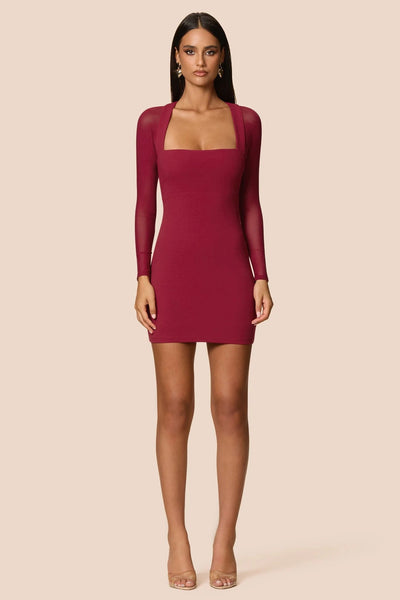 Nookie Amore Mini Dress - Ruby