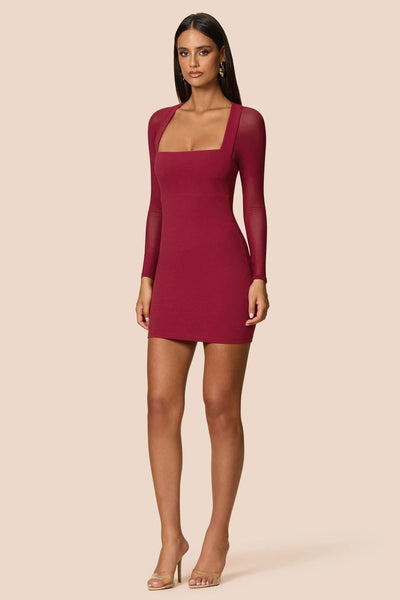 Nookie Amore Mini Dress - Ruby