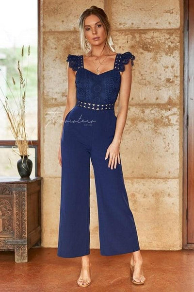 Anastasia Jumpsuit - Navy - SHOPJAUS - JAUS