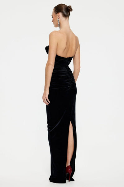 Anjelica Gown - Black Velvet - SHOPJAUS - JAUS